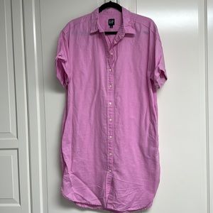 Gap Linen Shirt Dress